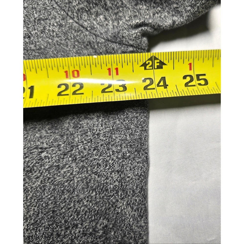 US Polo Assn Mens XL V-Neck T-Shirt Gray Heather Short Sleeve Cotton - Picture 5 of 6